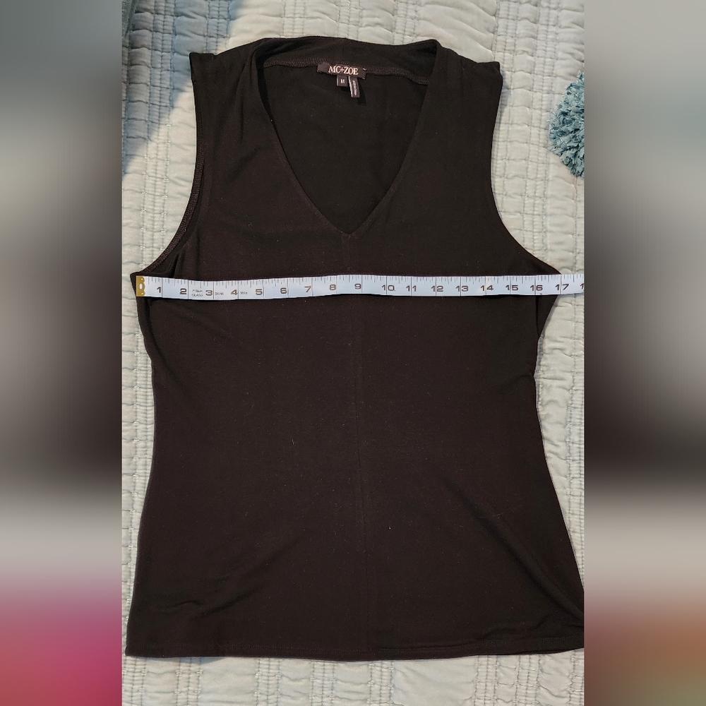 NIC+ZOE Black Soft Eaze Tank Size Medium - Picture 8 of 8